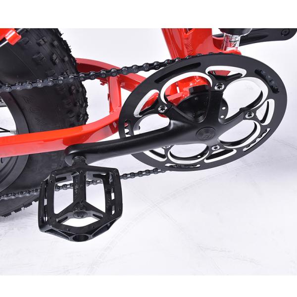 18MPH Fat Tire Electric Folding Bike , 48V 20 Fat Tire Ebike With KMC Chain