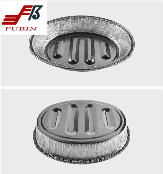 Hard Temper Silver Foil Cooking Trays for Roasting Chicken