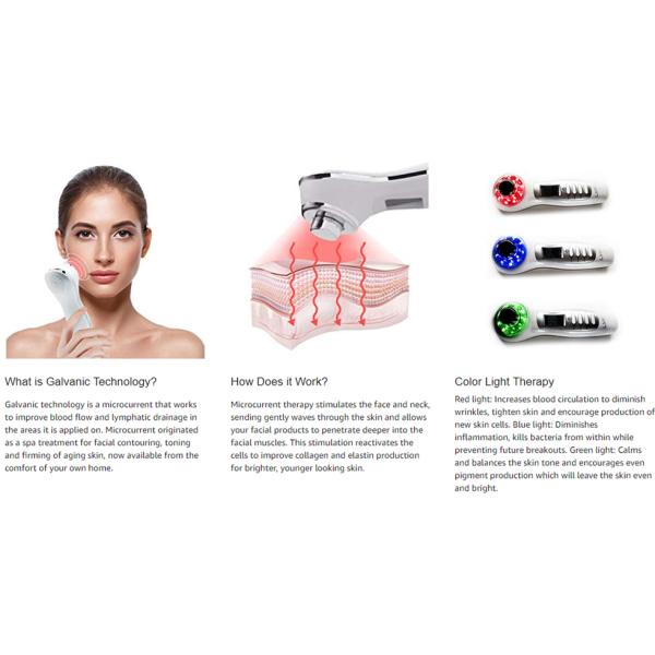 BF3002 5 In 1 Ultrasonic Facial Machine , Home Use Photon And Ultrasonic Beauty Device