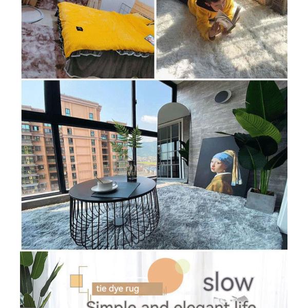 Abstract Pattern Faux Sheepskin Fur Area Rugs for Floor Mat Carpet in Living Room