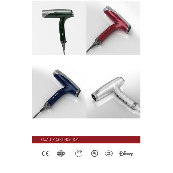 Styling Travel Hair Dryer 110000r/min , Professional Salon Hair Dryer Portable
