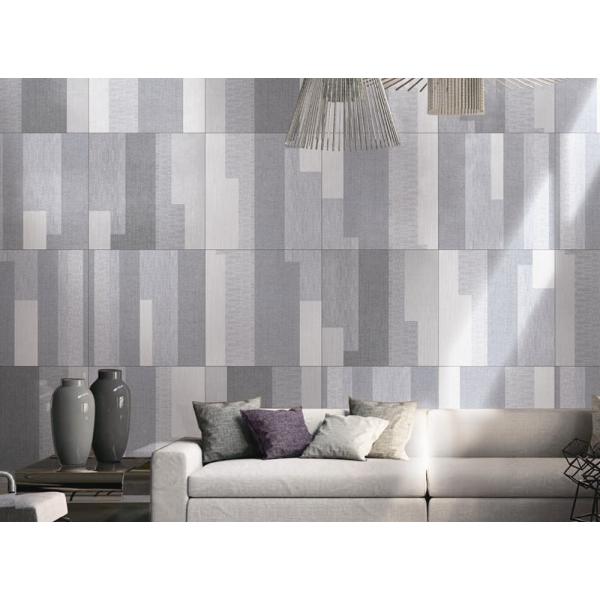 Inkjet Glaze Carpet Ceramic Tile 600x600 Mm Wear Resisting Light Grey Color