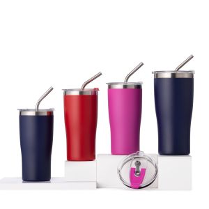 Quality 32 Oz Stainless Steel Coffee Vacuum Insulated Tumblers With Straw for sale