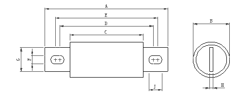 5A-800A Fiber Tube Automotive Fuse Safety Performance UL Standard