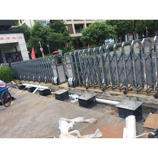 Crash Tested Security Drop Down Bollards Programmable Logic Controller PLC IP68 Waterproof