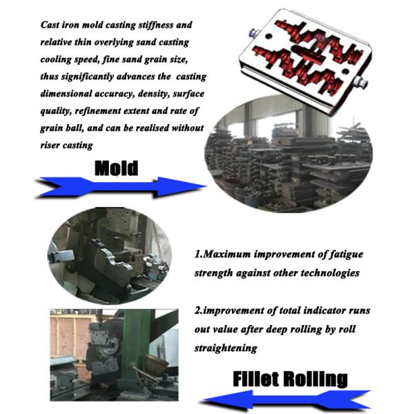 Diesel Engine Mercedes Benz Replacement Parts OM366 366 030 1602 Crankshaft High Accuracy