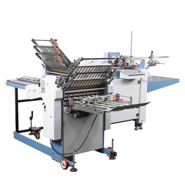 Commercial Leaflet Paper Folding Machine With Touch Screen Control Interface