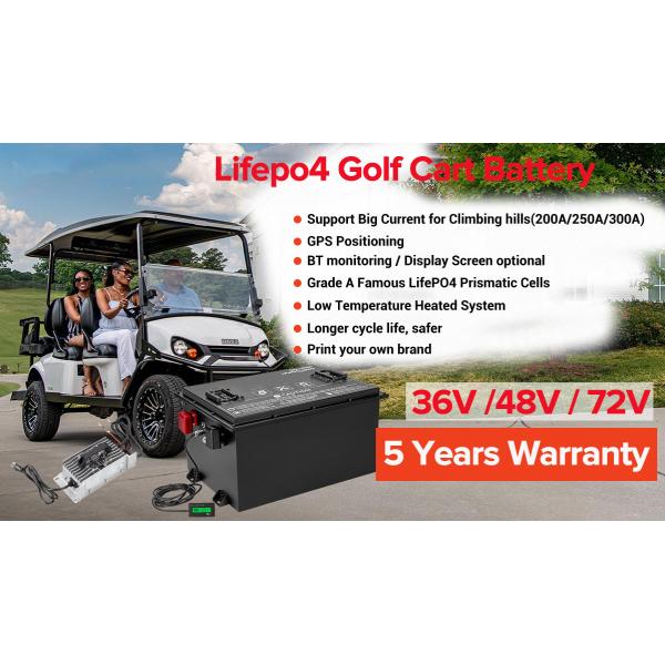 CLF LiFePO4 Lithium Battery 60V 72V 96V 200AH 300AH Li-ion Custom Battery Pack for E-mobility/Electric Car/Golf Cart