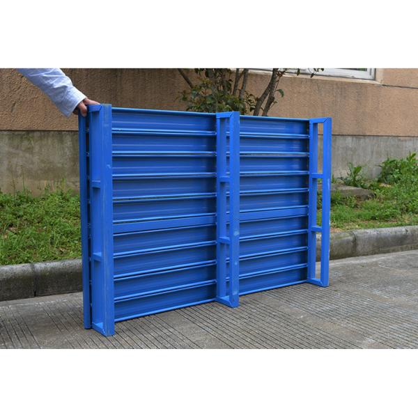 Two Way Fork Heavy Duty Warehouse Steel Pallet / Metal Pallet