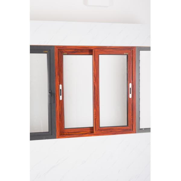 Anti Rusting Aluminum Frame Glass Door Waterproof With ISO9001 Certification