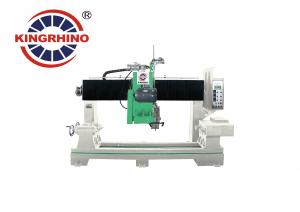 Quality Double Blades Balustrade Cylindrical Marble And Granite Cutting Machine PLC CNC for sale