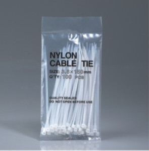 Polybag package nylon cable ties