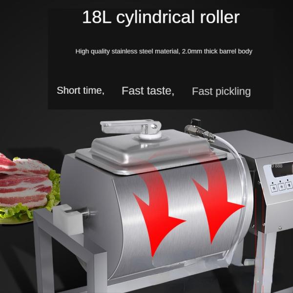 30W Food Processing Machine Small Capacity Fully Automatic Chicken And Beef Vacuum Pickling Machine