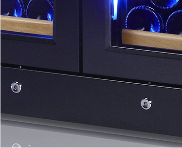 Full 304 200 Bottles Stainless Steel Wine Fridge Commercial Cooler Cabinet