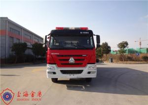 China 6x4 Drive Type Foam Fire Truck With Flat Top Metal Forward Turnover Cabin on sale