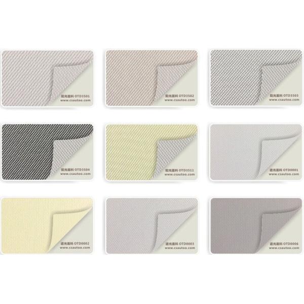 Motorised 70%pvc+30% polyester sunscreen fabric roller blinds for windows