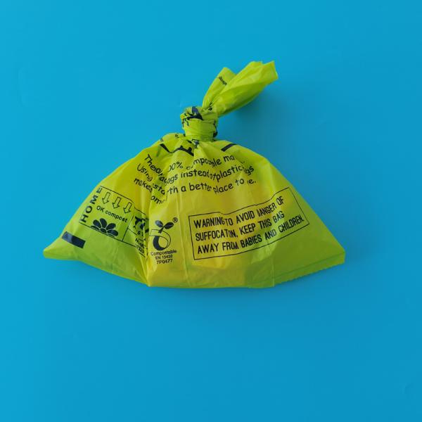 Pet Custom Printed Dog Poop Bags Plastic Biodegradable Eco Friendly