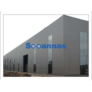 Quality Building Fabricated Steel Structure With Sandwich Panel for sale