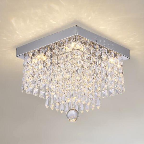 Crystal Led Ceiling Square Lamp for Corridor Ladder Entrance Chandelier(WH-CA-93)