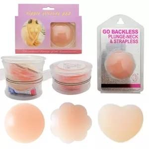 China Niris Lingerie Silicone Nipple Cover Bra Pasties Pad Skin Adhesive Reusable Invisible Breast Petals on sale