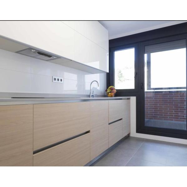 Big Modular White Wood Finish Kitchen Cabinets 1800-3500mm Base