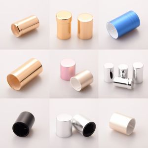 Lightweight Perfume Bottle Caps with Customized Diameter and Hot Stamping
