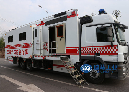 4G 11.95L 100km/h Emergency Communications Vehicle 367hp