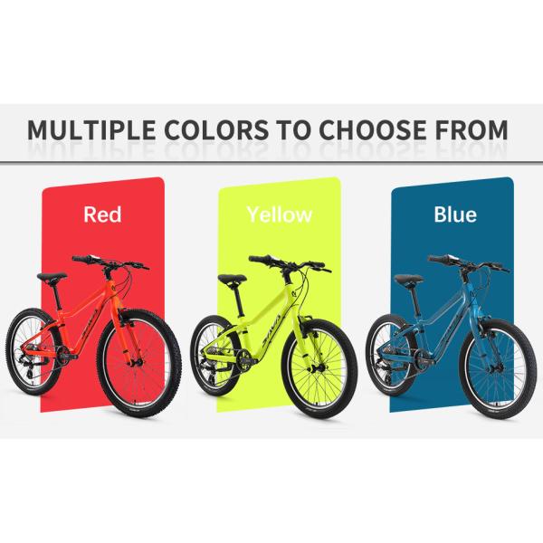 40 Inch SAVA Children Carbon Road Bike Yellow V Brake Kids Bicycle