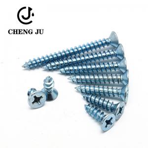 Quality Galvanized Screw Accessories Flat Screw Cross Recessed Countersunk Head Self Tapping Screw for sale