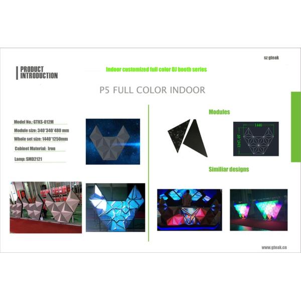 Mooncell led display control card led dj booth table