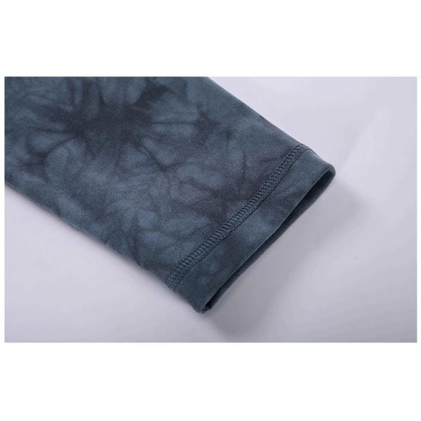 Nude High Waisted Tie Dye Leggings Elastic Feet Running Sports Pants