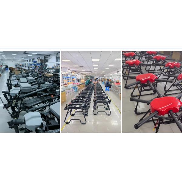 Folding Quad Rotor Agricultur Drone Fuselage Modular Design With Quick-plugging Water Tank, Big Batteries