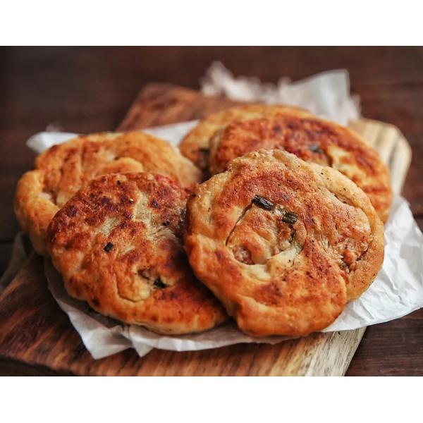 Fully Automatic Paratha Making Machine Chinese Snack Breakfast Guokui Production Line