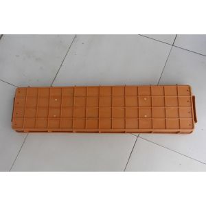 Quality Four Channels Plastic Core Tray / Orange Core Box For Drill Core Storage for sale