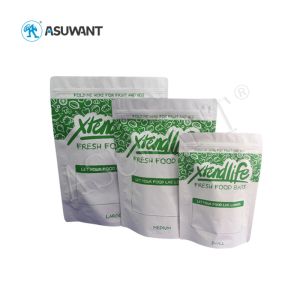 Plastic Biodegradable Mylar Food Packaging Bags Resealable Matte / Glossy