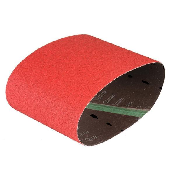 Zirconia Alumina Ceramic Abrasive Polyester Sanding Belts Cool Grinding Technology