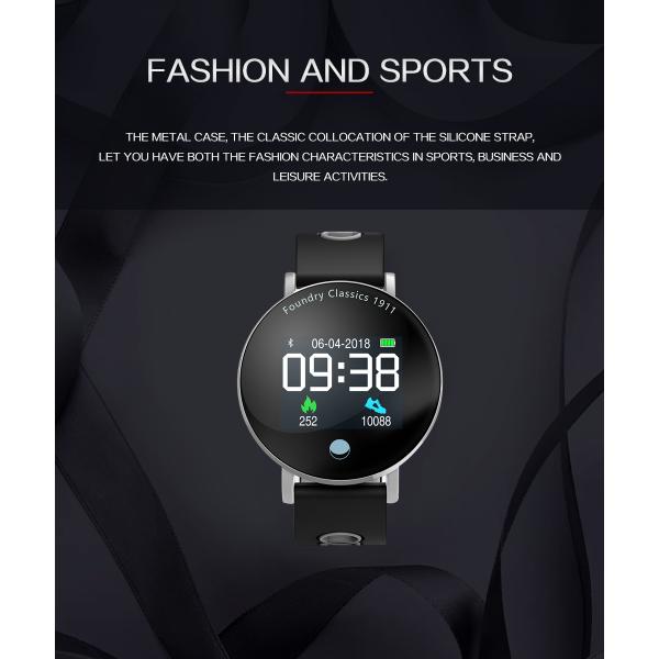 Haozhida HZD1803W Smart Watch Black color with 10 days standby time