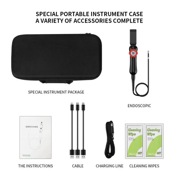 Two Way IOS Articulating Borescope Camera 720P Digital Endoscope