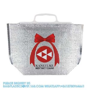 Wholesale Disposable Food Delivery Aluminum Foil Cooler Thermal Insulation Bag