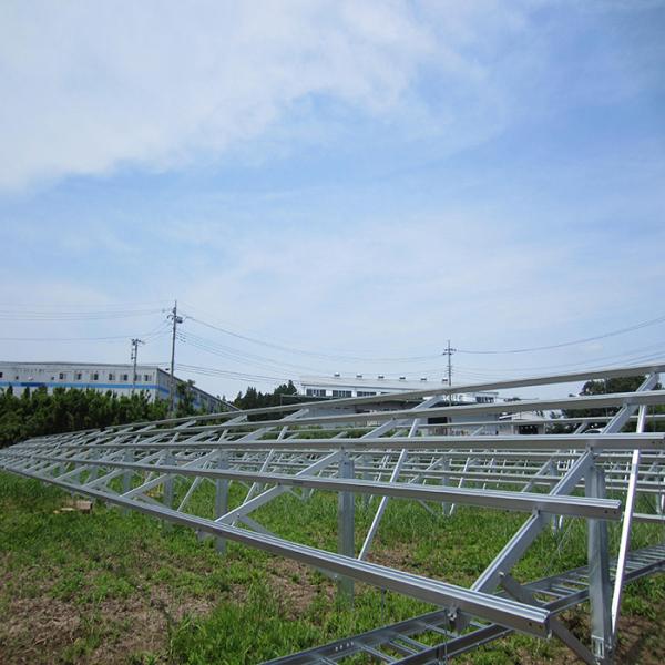 Durable Single Pole Ground Mount Solar Racking Systems Solar Power Pole Mounting