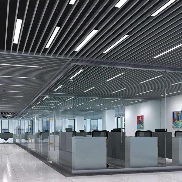 30 W Fireproof Linear Baffle LED Ceiling Light For Hospital