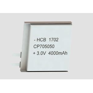 Self Discharge 4000mAh CP705050 Lithium Pouch Cell