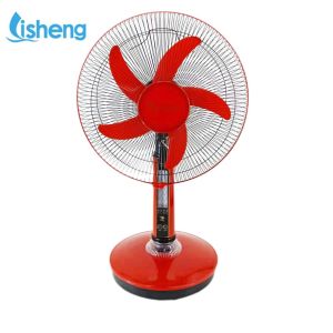 Quality Orient Pedestal Fan with Lithium Battery Plastic Best Selling 18 Inch 12 Digital 15 Red Floor Air Cooling Fan 3 or 5 Ce ROSH for sale