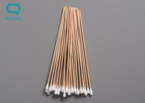 China Thermally Bonded Foam Head Cotton Cleaning Swabs High Solvent Capacity on sale
