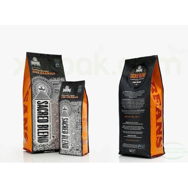 Three Side Sealed Flat Paper Custom Coffee Bean Bags One Pack Drip Coffee Sachet Bag