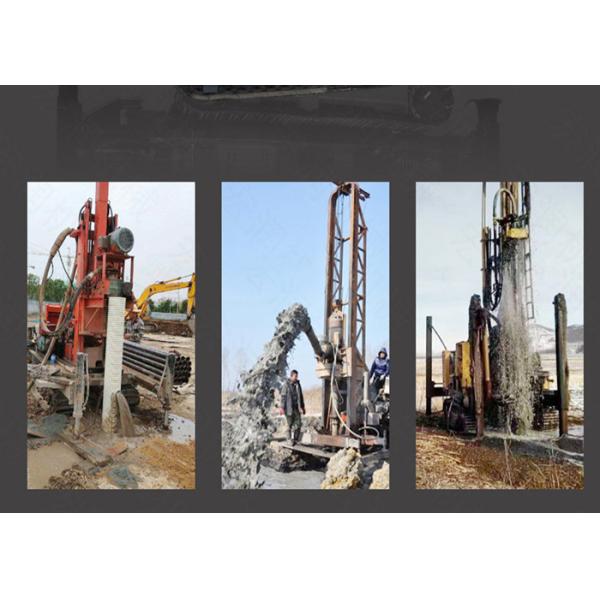 Water Well Crawler Pneumatic Drilling Rig Machine 400m
