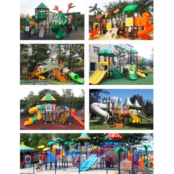 Preschool Kids Outdoor Playground Equipment , Children Play Equipment