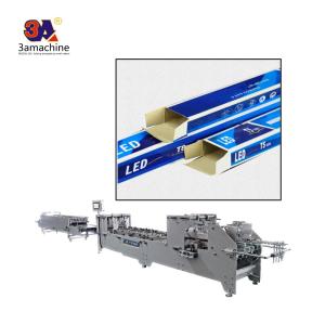 Quality Long Lamp Box Automatic Folder Gluer with 12*0.9*1.3m Size and Easy Operation for sale