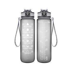 Quality UV Heat Transfer Plastic Sports Water Bottles Round Cup Gym Sports Bottle for sale