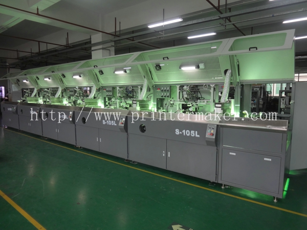 Fully Automatic Five Color Screen Printing Machine